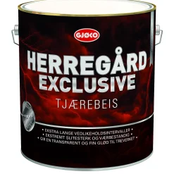 Herregård Exclusive tjærebeis gul base 9l