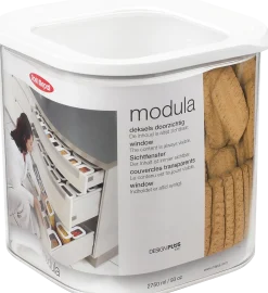 Husholdningsboks Modula klar Square 2,75l