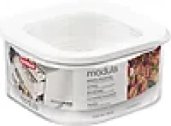 Husholdningsboks Modula klar Square 1,25l