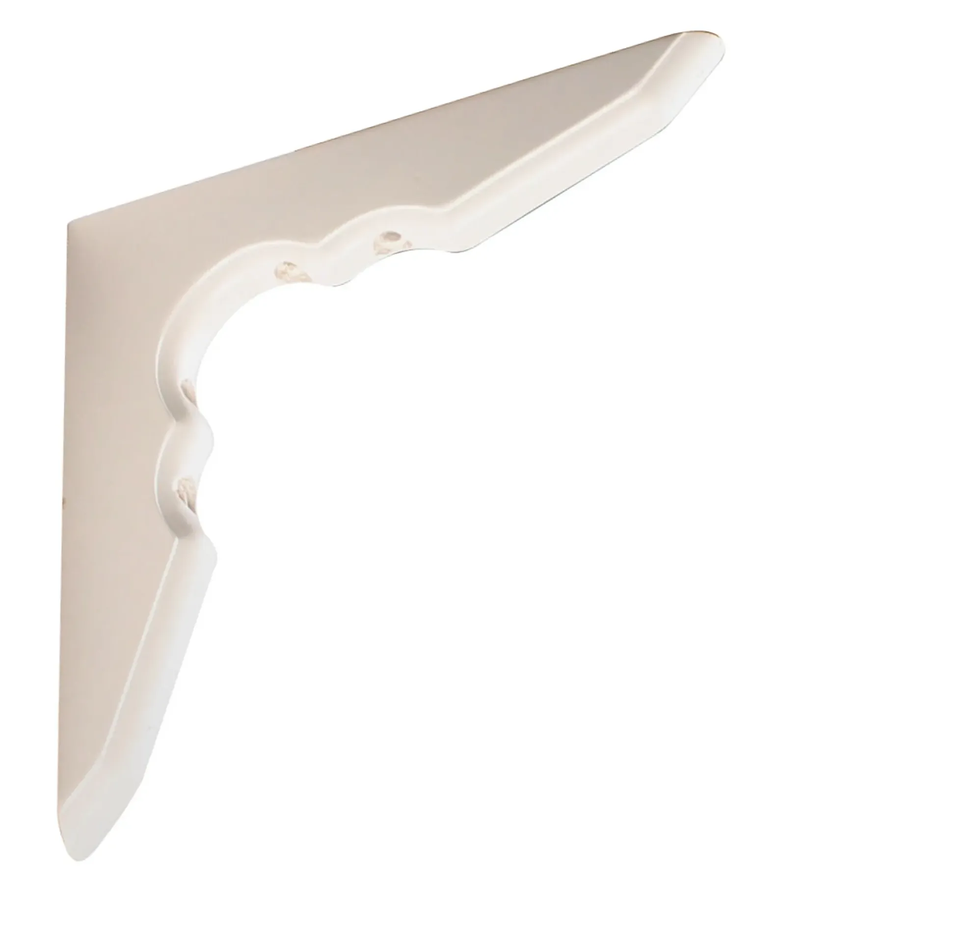 Hylleknekt tre hvit 150x150mm