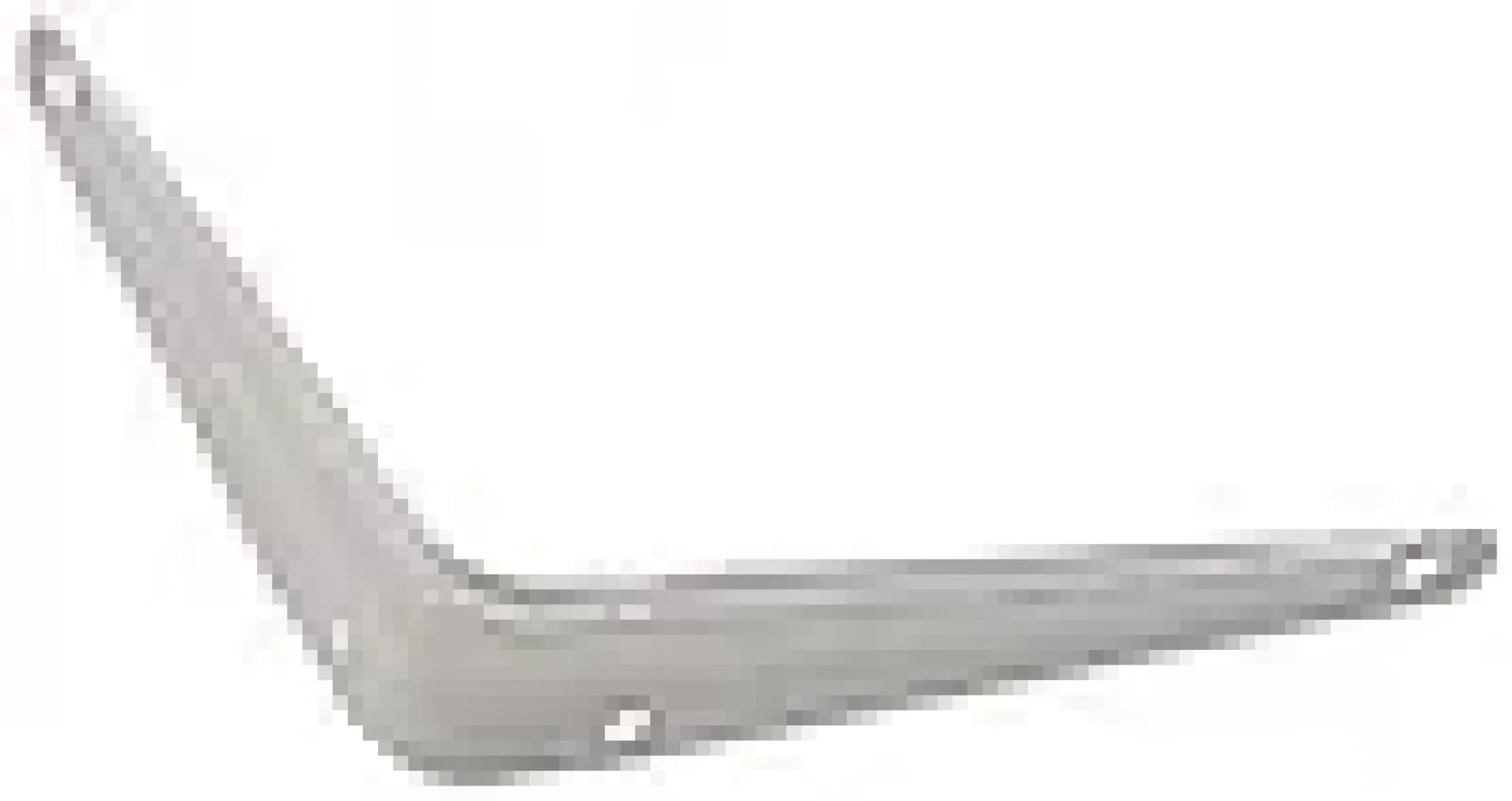 Hyllevinkel 6006 hvit 100x125mm