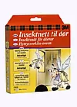 Insektnett for dør grå 60x210cm