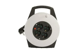 KABELSNELLE 10M 3G1,5MM² JORDET, 4-UTTAK