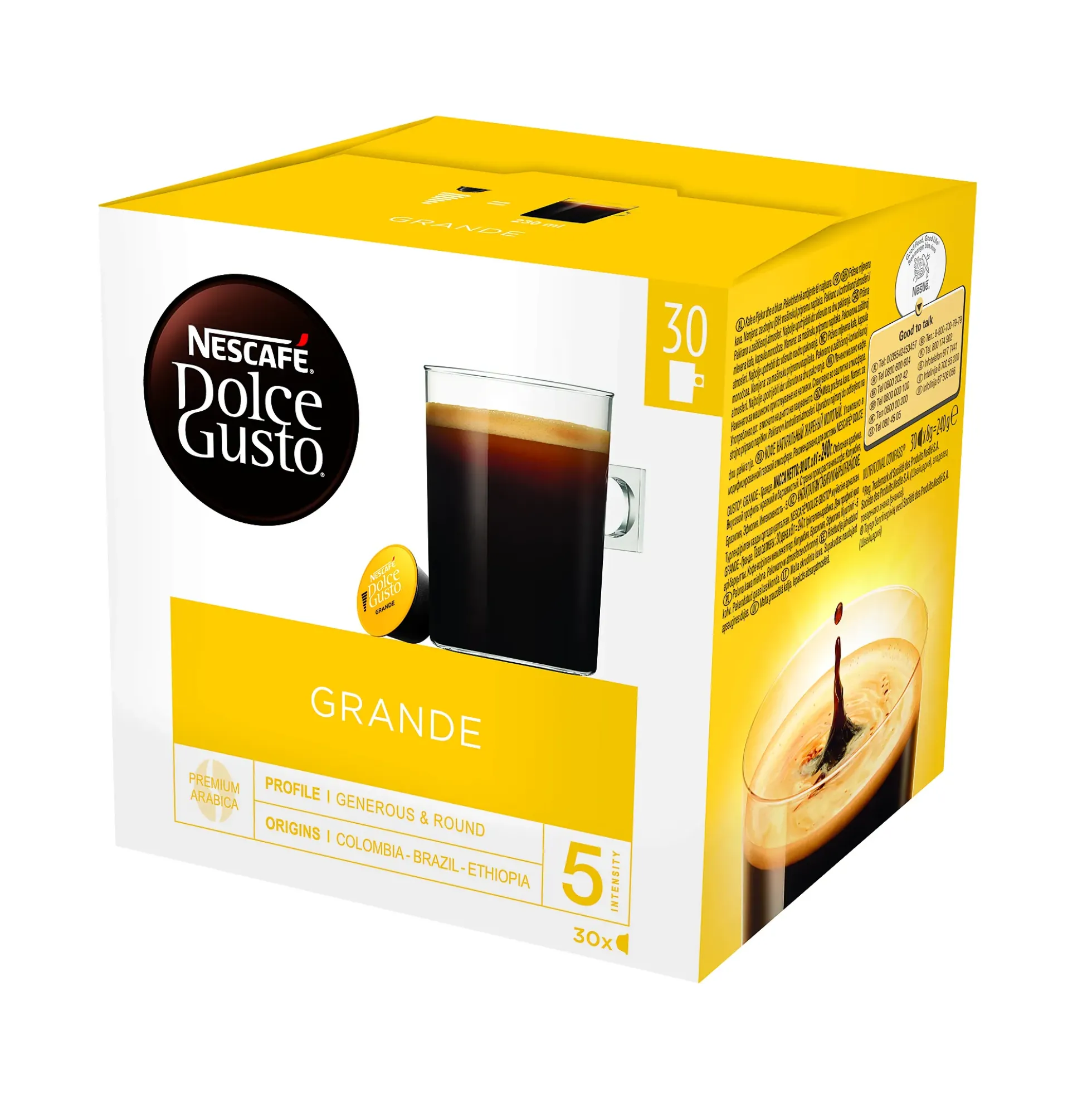 Kaffekapsel Grande loyalty pack 30stk