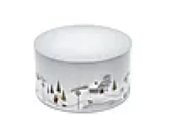 Kakebokssett Vinter Arctic Ice/Woodrose Metal 22x12/20x10cm