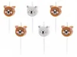Kakelys Bamser 3cm 6stk