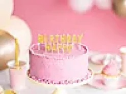 Kakelys Happy Birthday Gull 13 deler