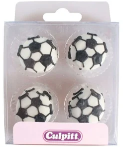 Kakepynt fotball 12stk