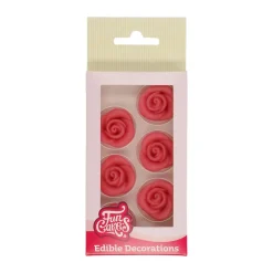 Kakepynt Rosa Marsipanroser 2,5stk 6stk