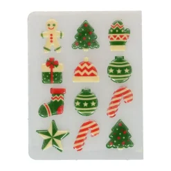 Kakepynt Sjokolade Julefigurer 12stk