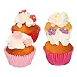 Kakepynt spiselig miniblomster 32stk