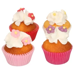 Kakepynt spiselig miniblomster 32stk