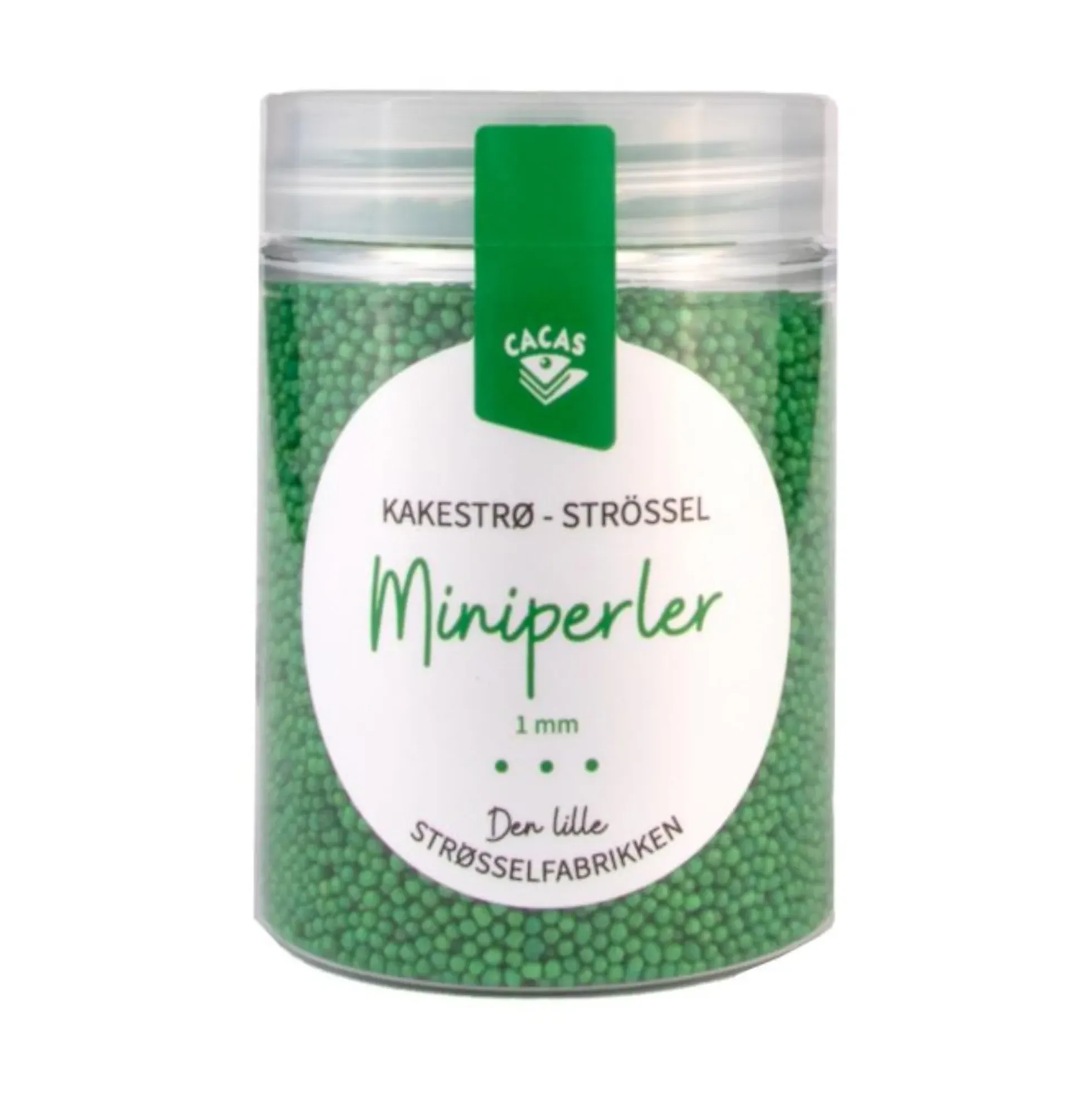 Kakestrø Miniperler grønn 90g