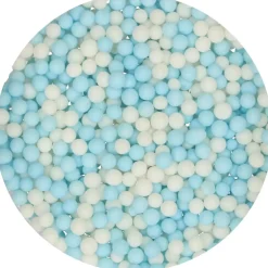 Kakestrø Soft Perler Blå og Hvite 60g