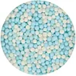 Kakestrø Soft Perler Blå og Hvite 60g