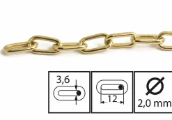 Kjetting 200-1 form 2m SB