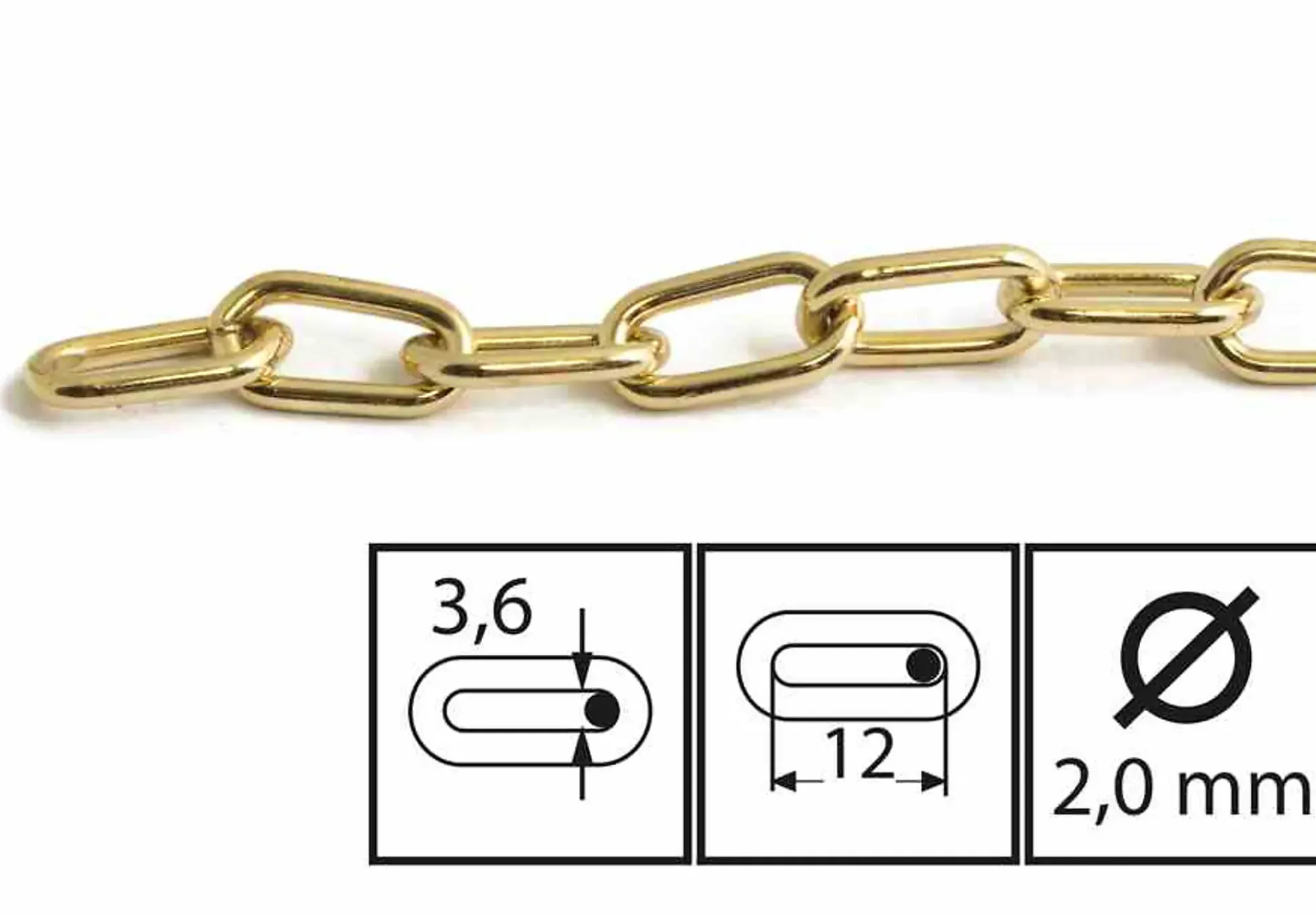 Kjetting 200-1 form 2m SB