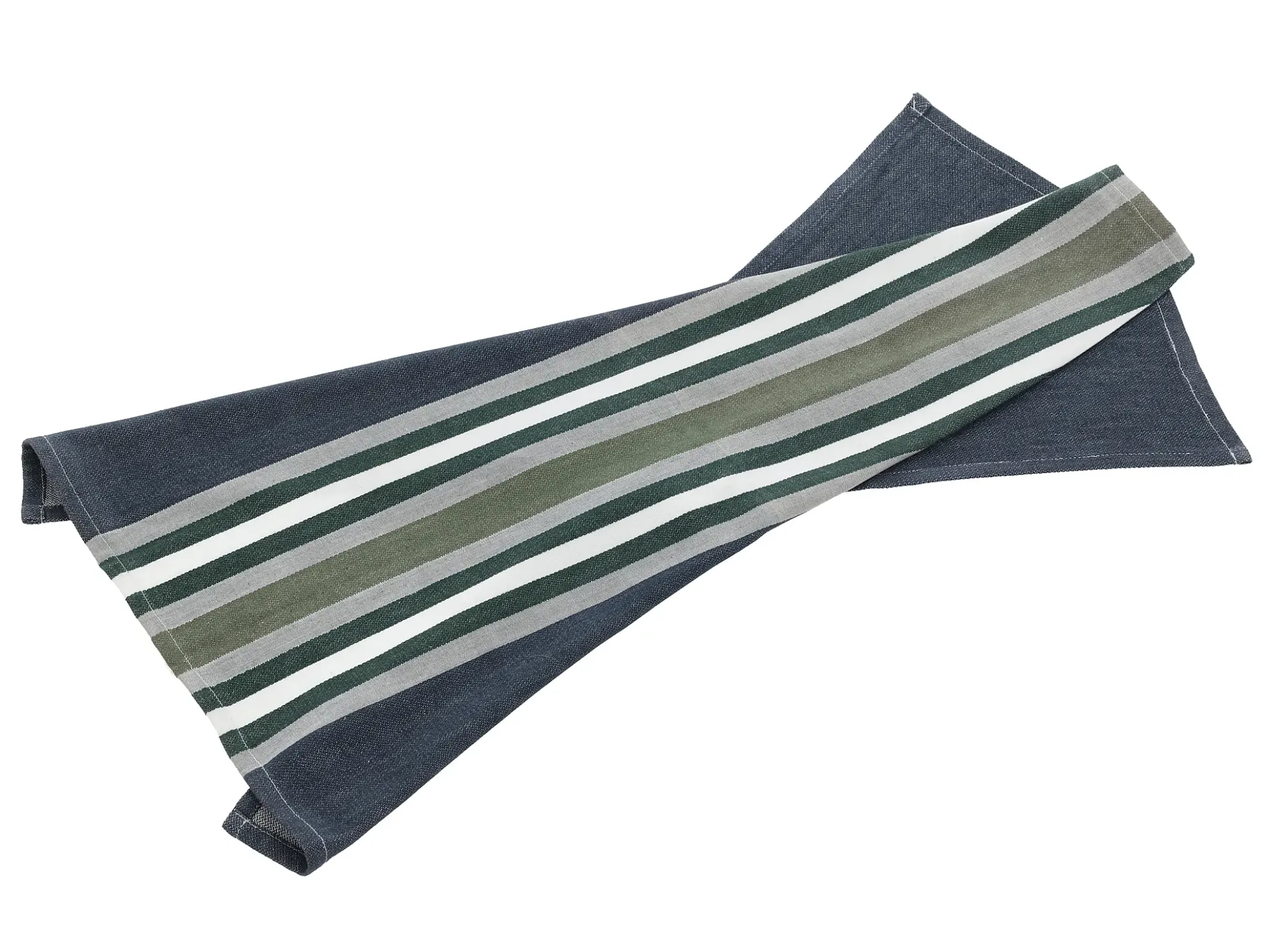 KJØKKENHÅNDKLE ELLIE 70 X 50 CM OLIVE/GRÅ/BLÅ BAMBUS/BOMULL