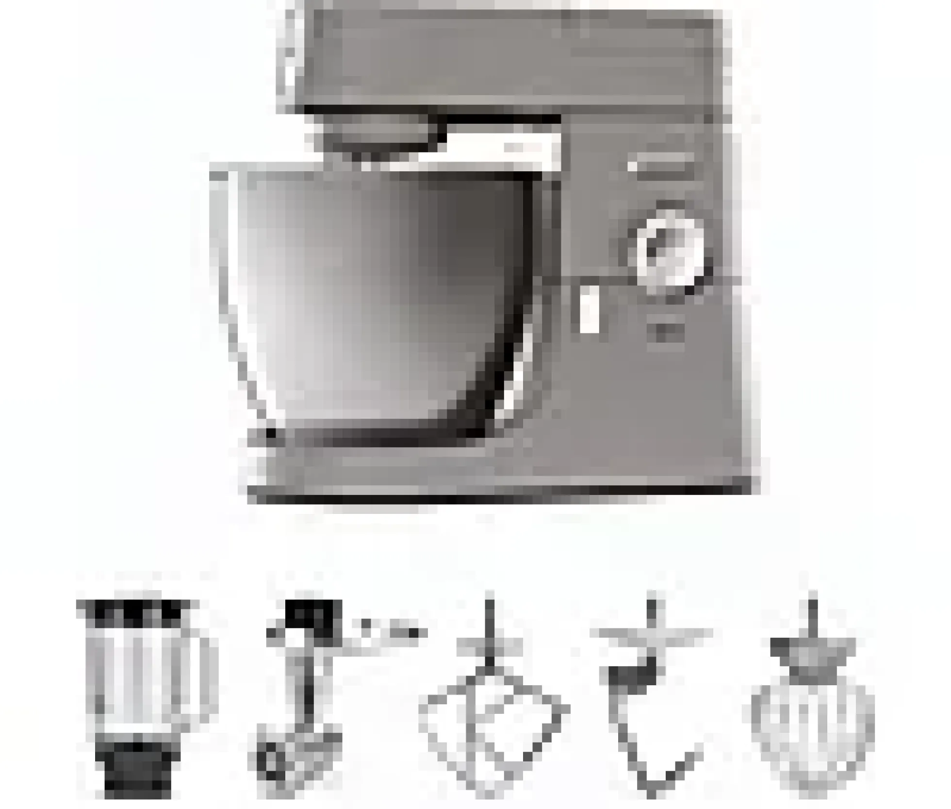 KJØKKENMASKIN CHEF XL KVL4170S 1200W