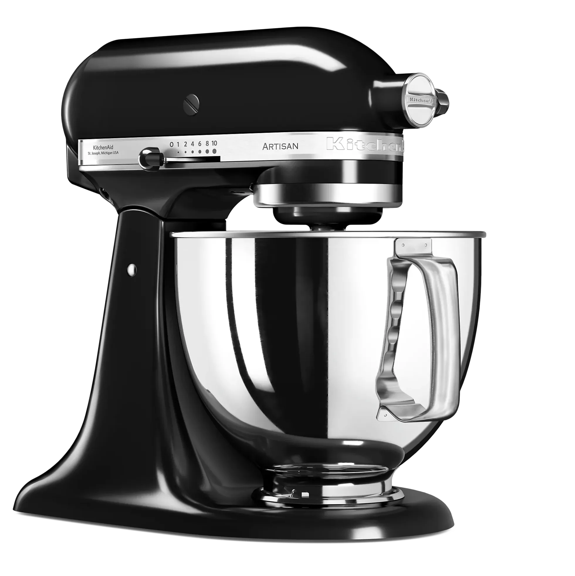 KJØKKENMASKIN SORT 4,8L ARTISAN MED VIPPEHODE