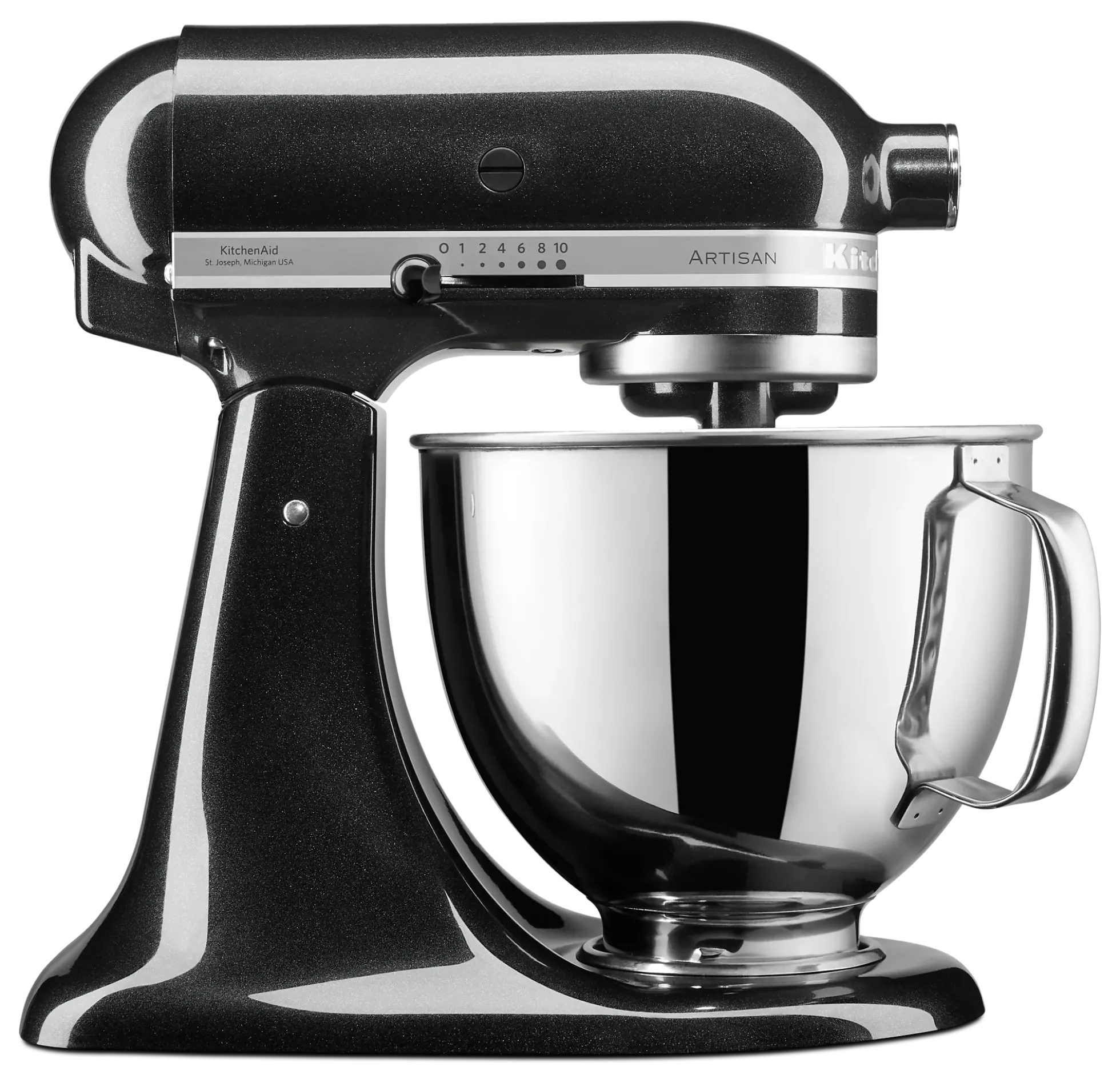 KJØKKENMASKIN SORT 4,8L ARTISAN MED VIPPEHODE