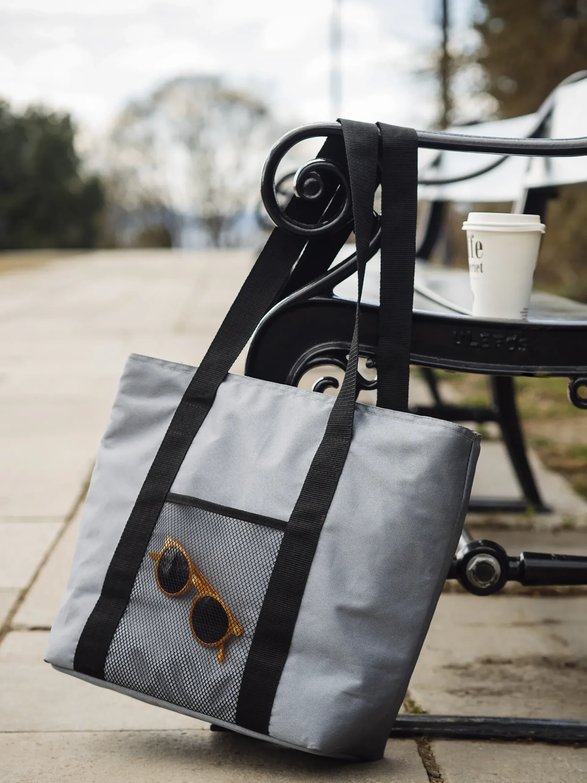 KJØLEBAG GRÅ 42X15X36CM