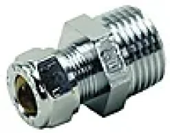 Klemring Union utvendig gjenget forkrommet 12xR15