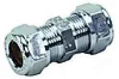 Klemringskobling rett forkrommet 10mm
