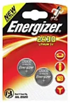 Knappcellebatteri CR2430 3V Lithium 2stk