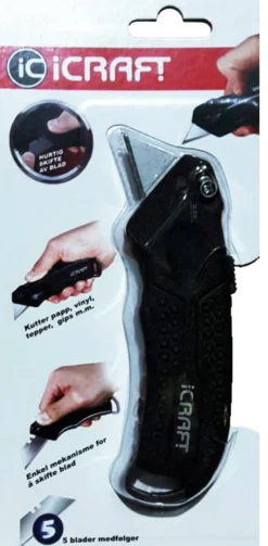 Kniv skyvbar alu quick