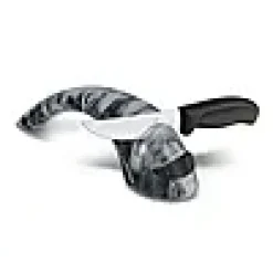 Knivsliper ceramic sort med 2 graderinger