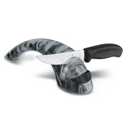 Knivsliper ceramic sort med 2 graderinger