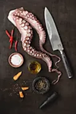 KOKKEKNIV OPAL SANTOKU GRÅ 16,5CM