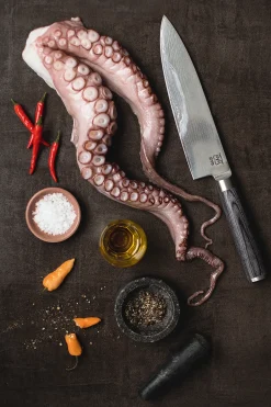 KOKKEKNIV OPAL SANTOKU GRÅ 16,5CM