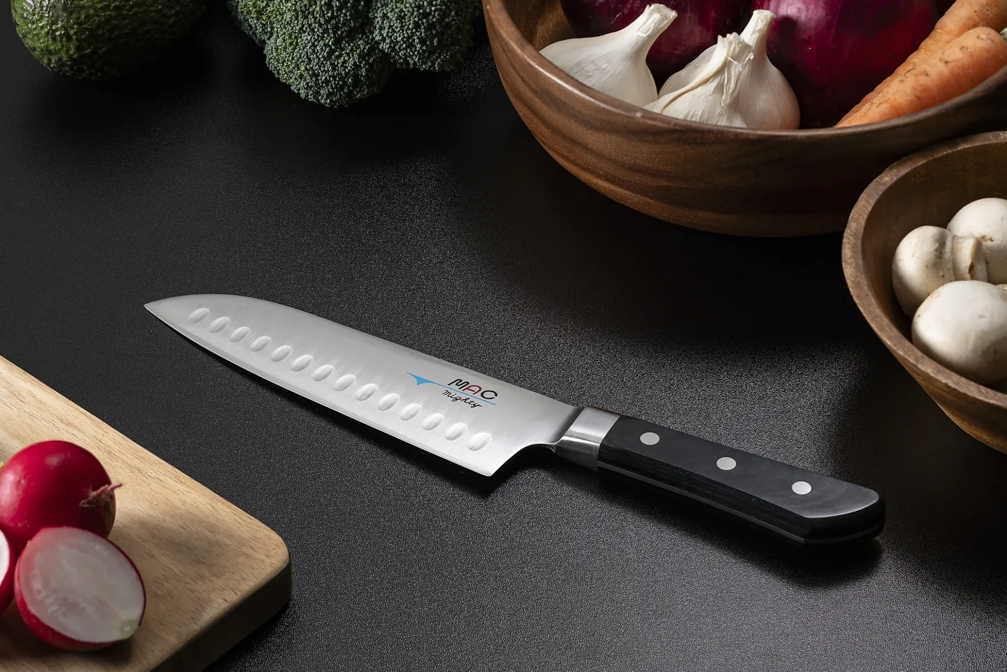 Kokkekniv/Santoku/smidd MSK-65