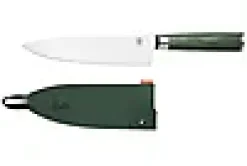 Kokkekniv smaragd damask 20cm