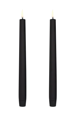 Kronelys LED 2stk 25cm