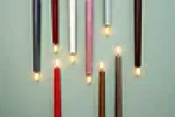 Kronelys LED 2stk 25cm