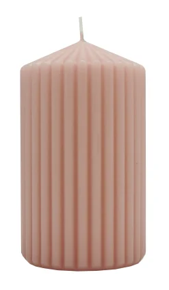 Kubbelys med riller 7x12cm st. lyng