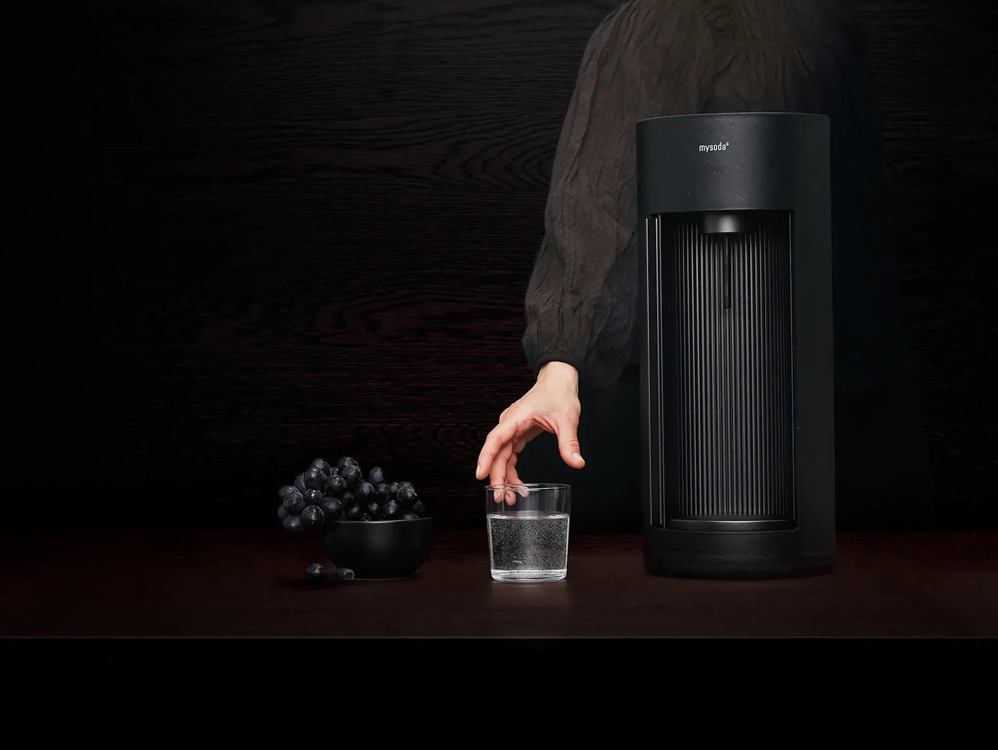 Kullsyremaskin Glassy Black (excl. sylinder)