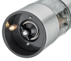 KVERNSETT 2STK BATTERI-DREVET MED LED LYS STÅL BERGAMO