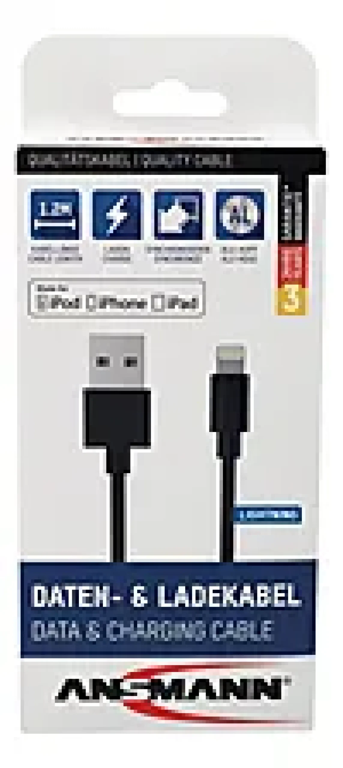 Ladekabel Lightning 1,2M