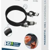 Ladekabel USB-A og USB-C til USB-C lightning magnetisk opprulli