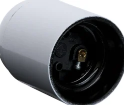 Lampeholder E27 gjenget med strekkavlaster