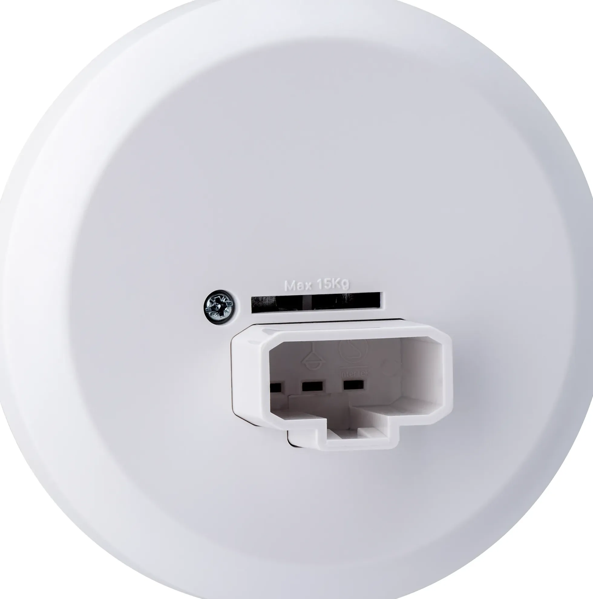 Lampeuttak DCL utenpåliggende tak med krok Connect 2 home hvit