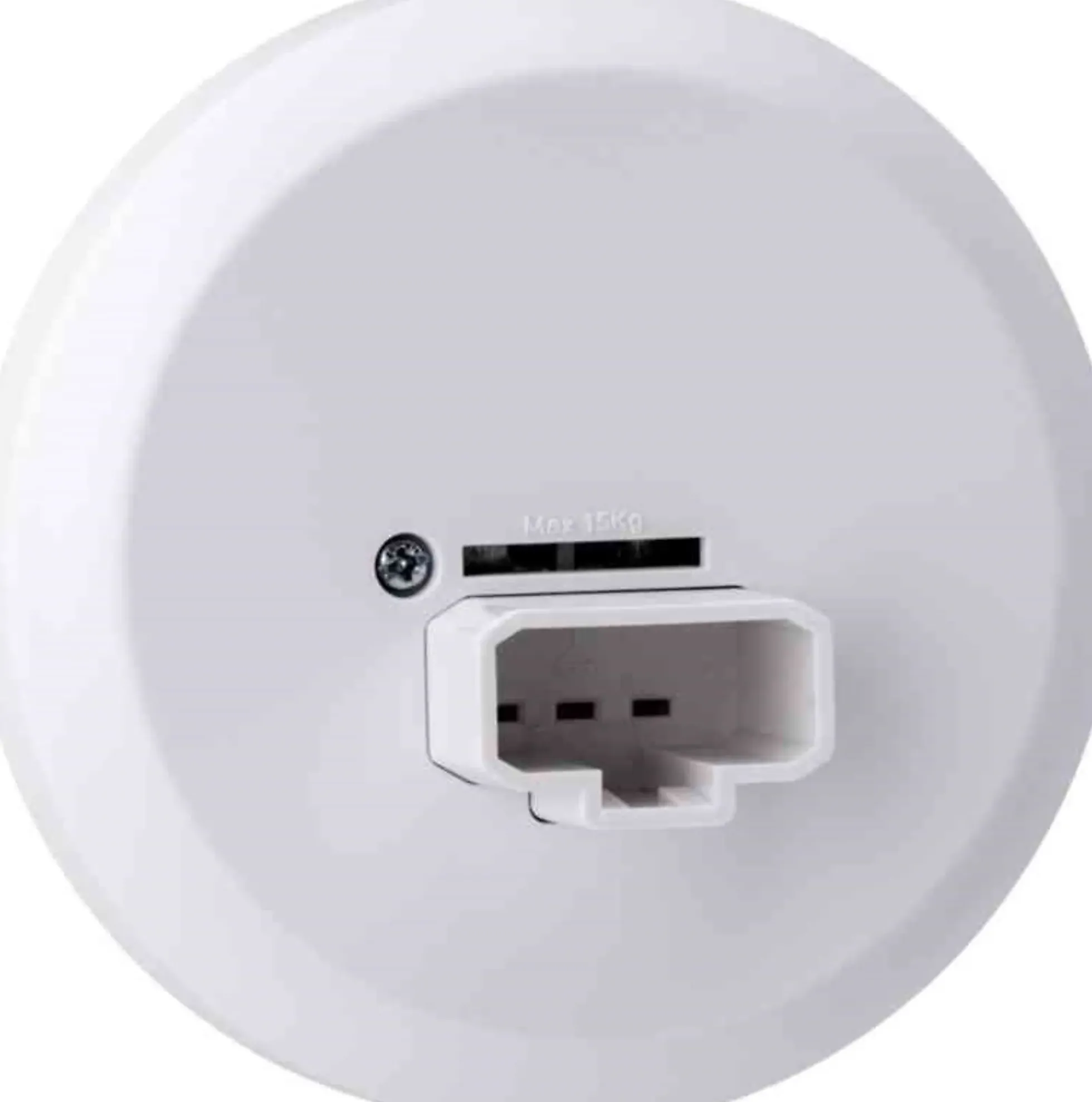 Lampeuttak DCL utenpåliggende tak med krok Connect 2 home hvit