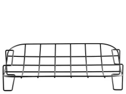 Langpanne med Rist Karbonstål 38x32x7.5cm