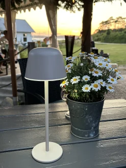Led Bordlampe Utendørs Beige Oppladbar Usb