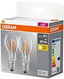 LED Classic A 40 klar E27 2700K 2stk