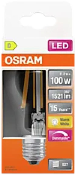 LED Classic A 100 12W 2700K klar dim E27